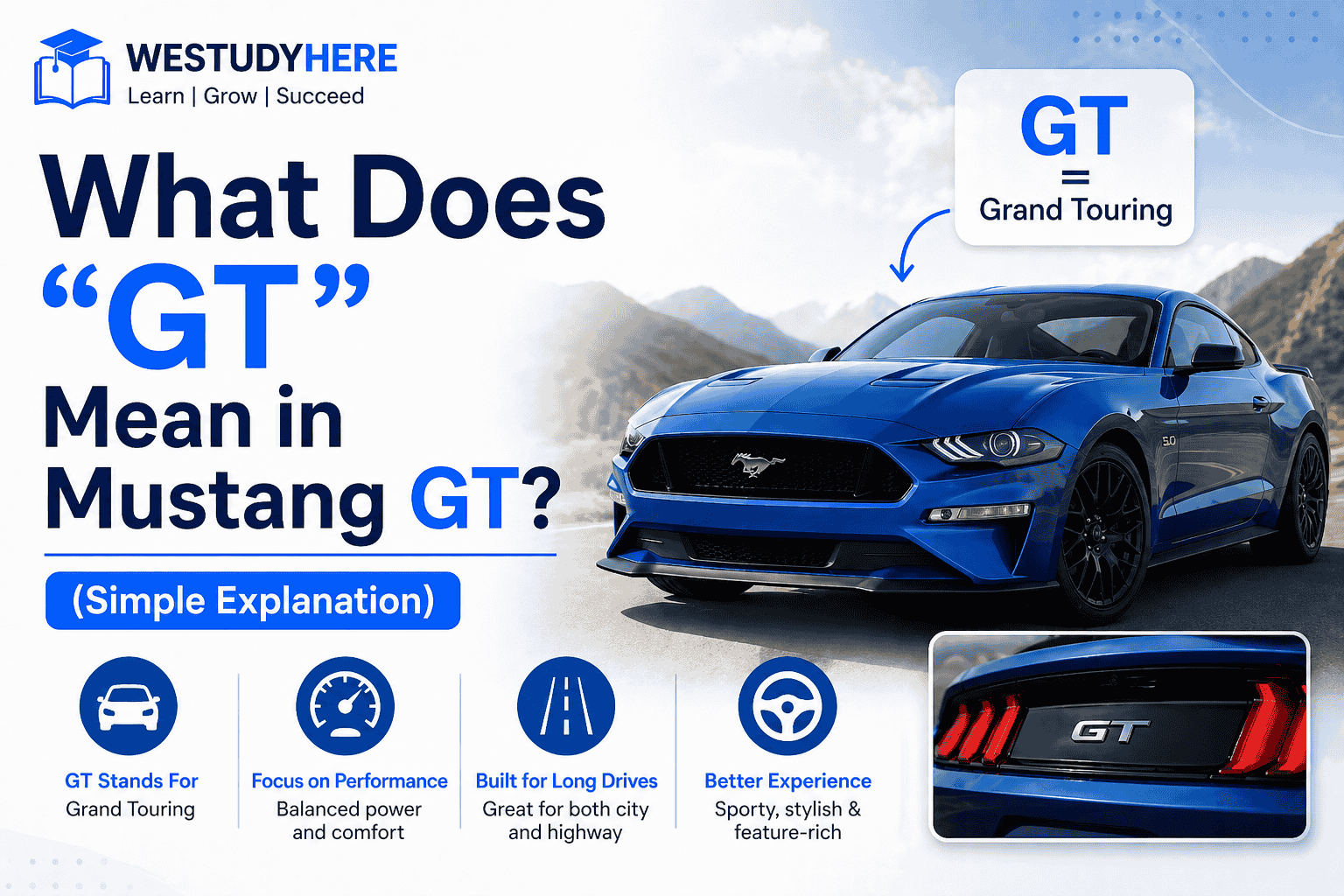 What Does “GT” Mean in Mustang GT (Simple Explanation)